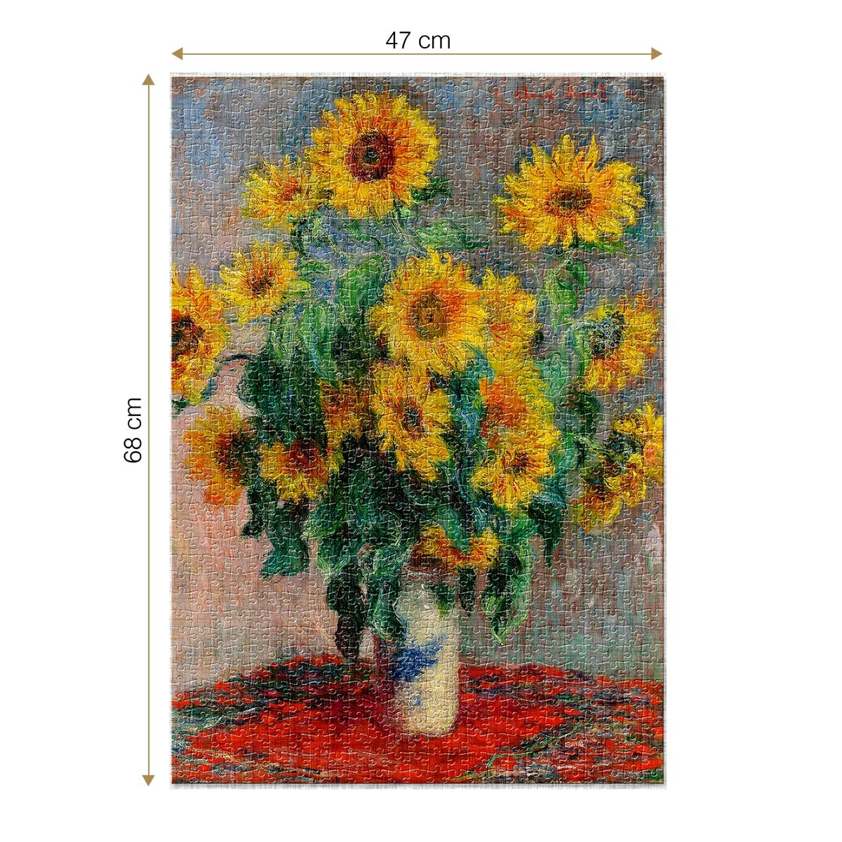 Пазл D-Toys 5947502875864/CM 08 Claude Monet Bouquet of Sunflowers 1000 деталей Різнокольоровий, фото №6
