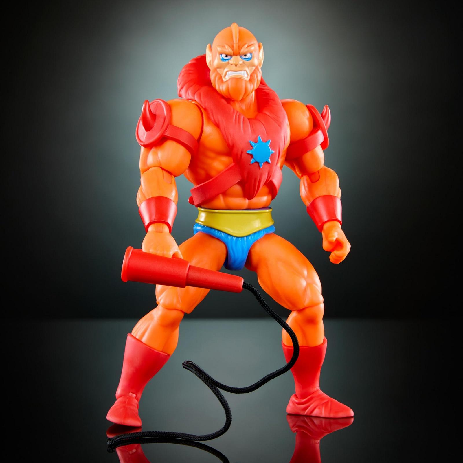 Фигурка злодея Beast Man Masters of the Universe Origins Cartoon Collection 14 см со съемной броней и кнутом, фото №5