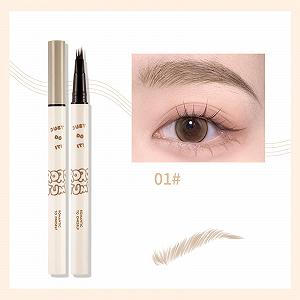 Олівець для брів 2024 Latest 3D 4 Fork Tips Micro 4 Points Durable 1 мл Коричневий One Size synthetic.ua - Фото 1