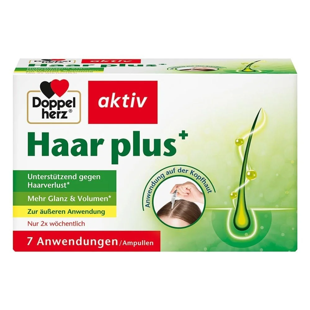Ампулы Doppelherz Hair Plus 7 штук, фото №1