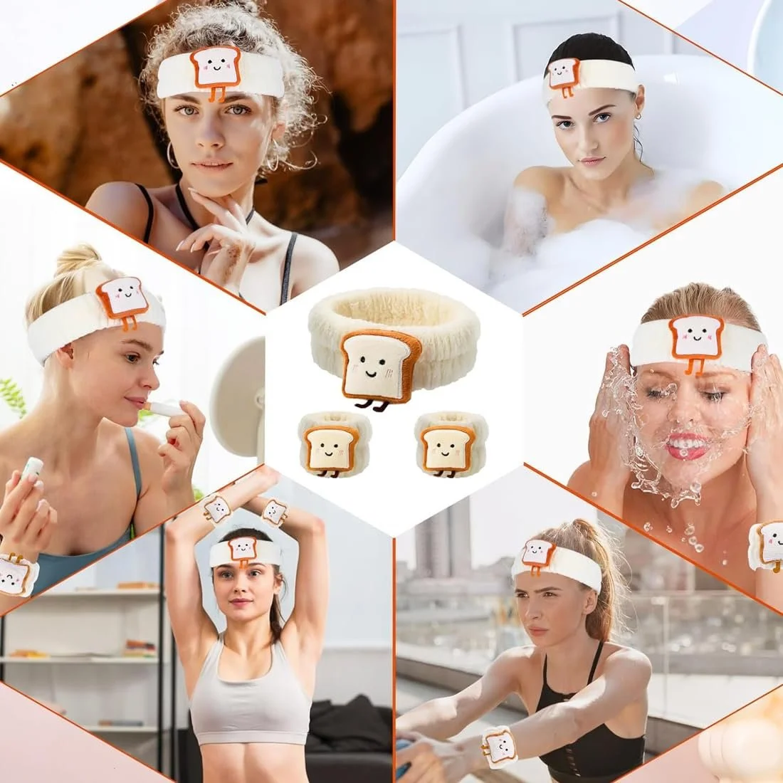 Пов'язка на голову CATOR, набір з 3 шт., фото №6