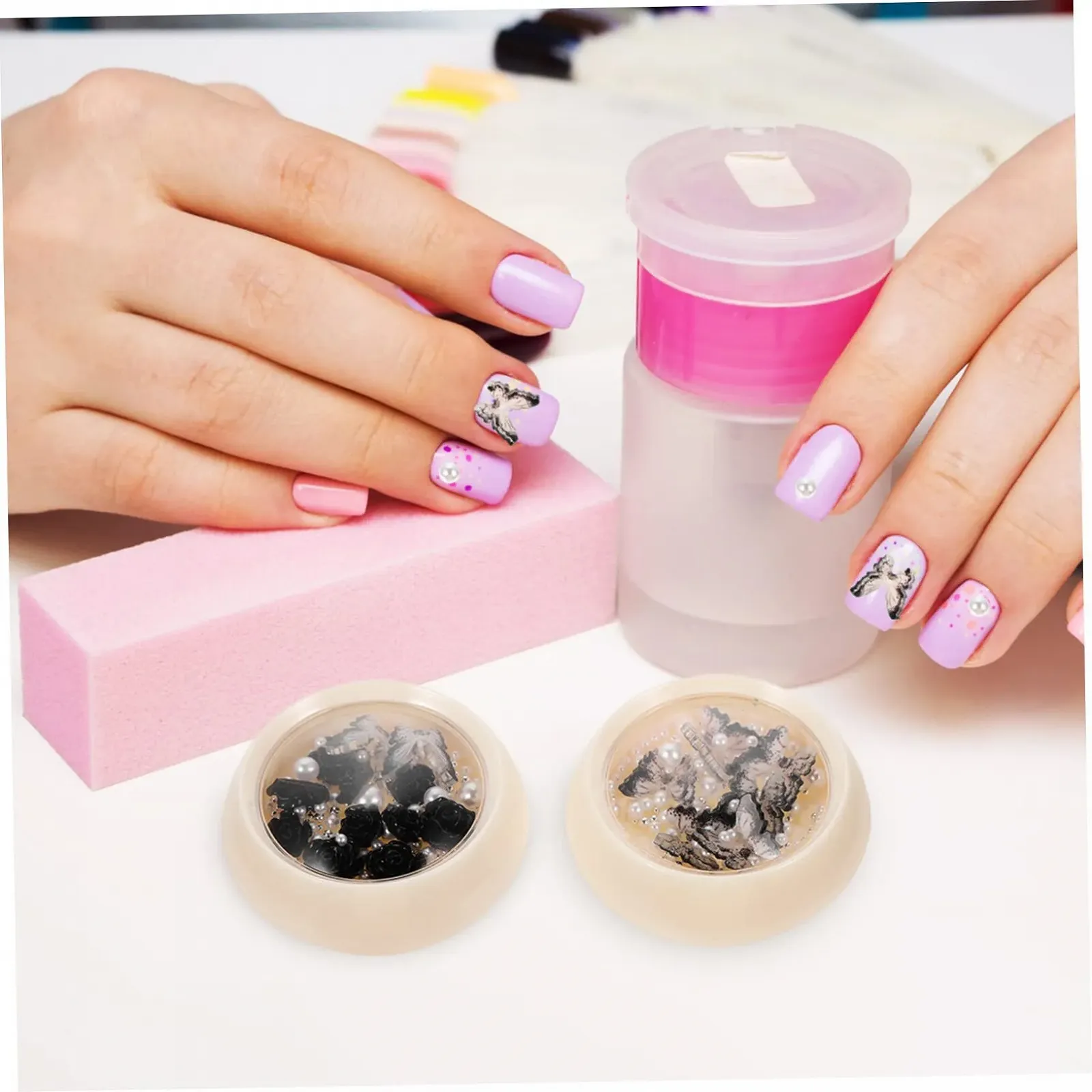 Стрази FRCOLOR Діаманти для нігтів Набір Червона літера, фото №2