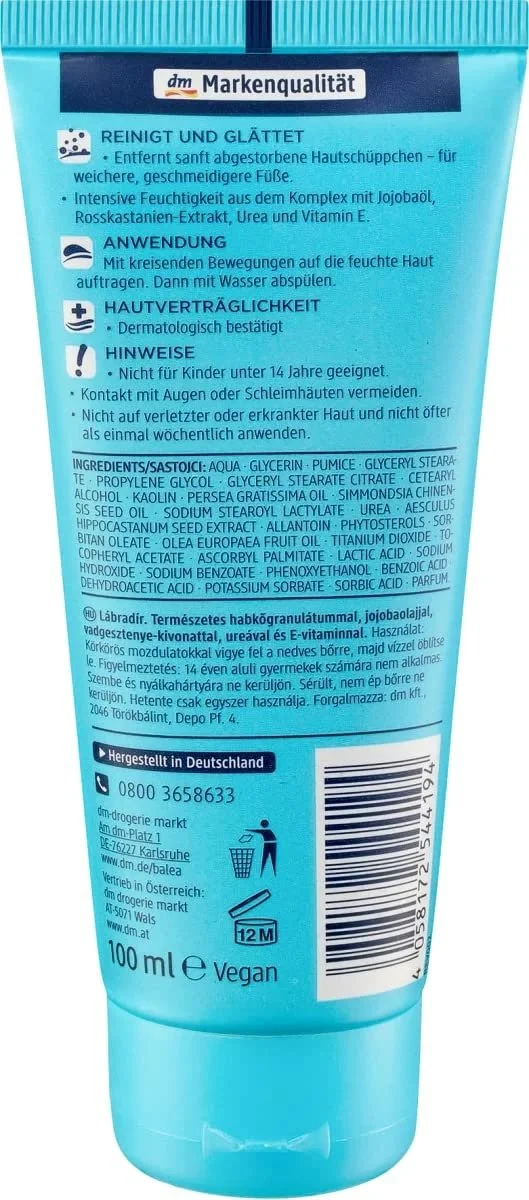 Крем для ног Balea Tea Tree Oil с маслом чайного дерева 100 мл, фото №3