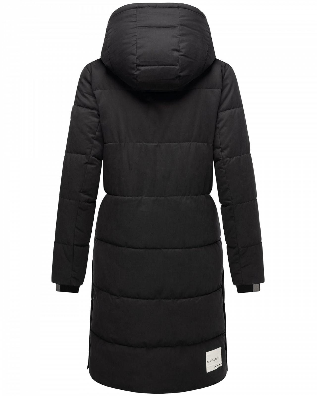 Пальто Navahoo Winter Dance 14, стьобане, зимове, тепле, з високим коміром і знімним капюшоном, фото №3