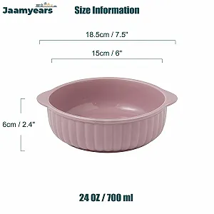 Форма для запікання керамічна кругла 700 мілілітрів synthetic.ua - Фото 1