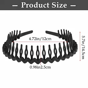 Набор из 6 нескользких обручей для волос. synthetic.ua - Фото 1