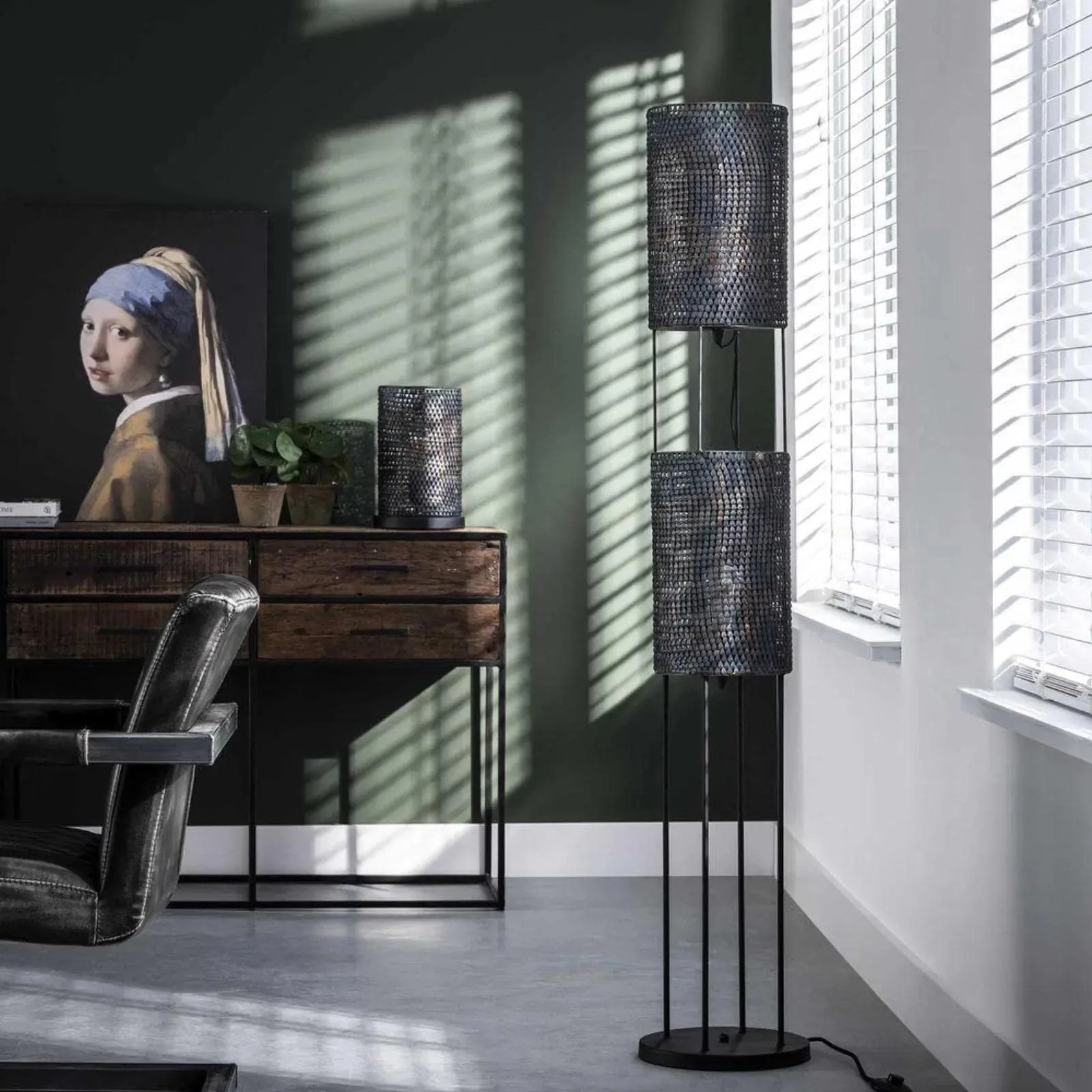 Настільна лампа famlights Lino Industrial Vintage E27, фото №4