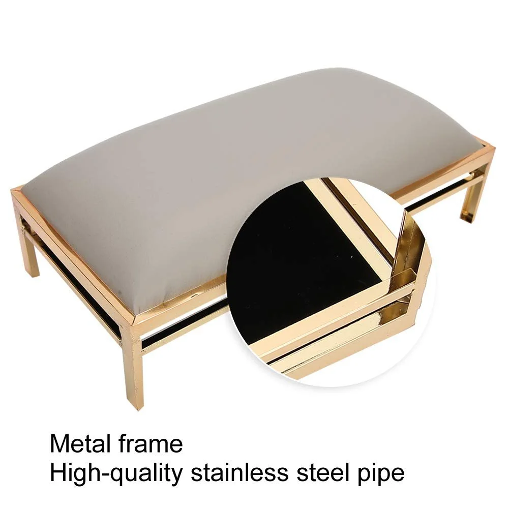 Подставка для рук для маникюра из искусственной кожи Серый, фото №5