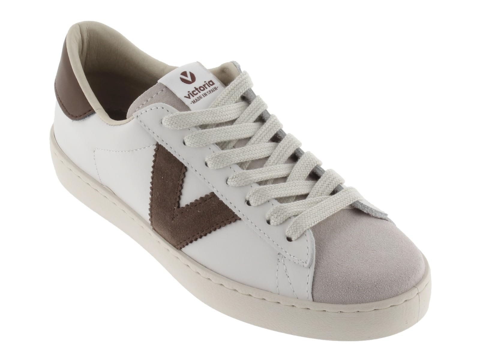 Кросівки Victoria Berlin Шкіра та Контрастні Деталі та Спліт Шкіряний Носок 1126142, фото №5