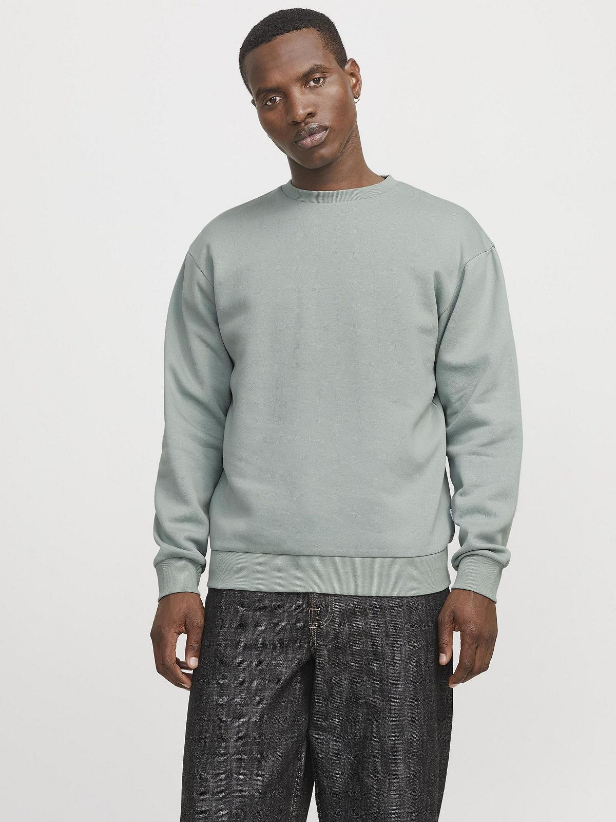 Чоловічий світшот JACK & JONES Однотонний світшот, фото №2