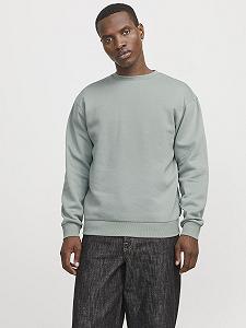 Чоловічий світшот JACK & JONES Однотонний світшот synthetic.ua - Фото 1