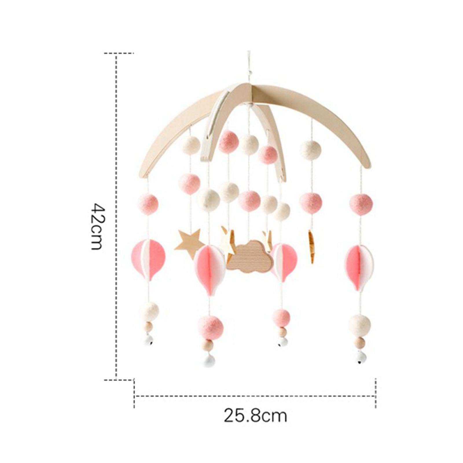 Мобиль Folpus Baby Crib Mobile Розовый, фото №4