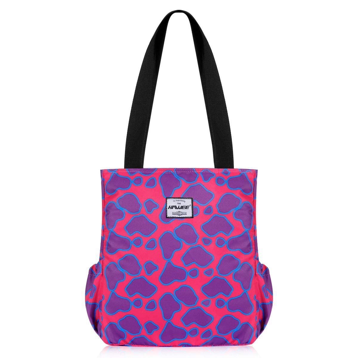 Сумка Hawee, жіноча, з блискавкою, повсякденна, велика, господарська, водонепроникна, рожева, фото №1