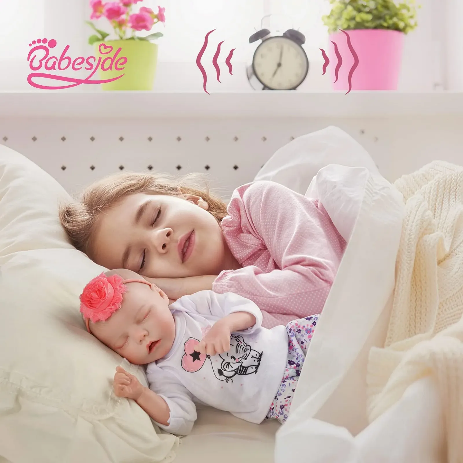 Кукла Реборн BABESIDE 43 см Реалистичная ручная работа с мягким телом, как настоящий спящий ребенок, фото №6 Кукла Реборн BABESIDE 43 см Реалистичная ручная работа с мягким телом, как настоящий спящий ребенок, фото №6