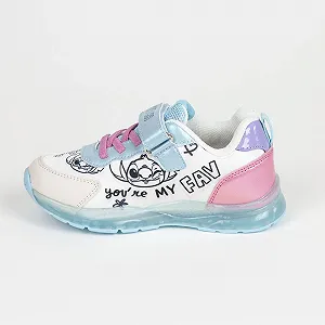 Детские интерактивные кроссовки с LED подсветкой Stitch TPR подошва CERD	 LIFE'S LITTLE MOMENTS synthetic.ua - Фото 1