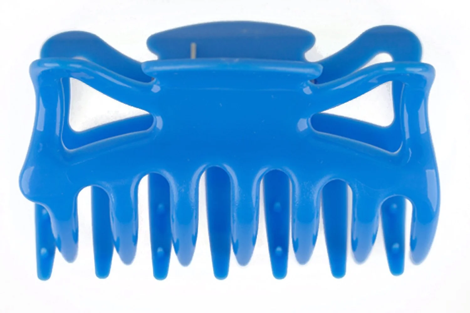 Заколка для волос большая WeLoveBeads, около 9 см, цвет бирюзовый, фото №1