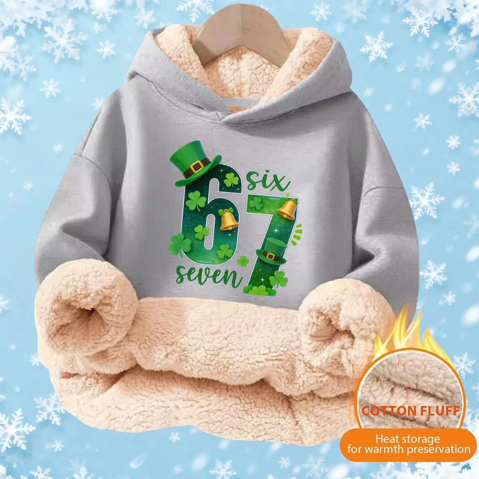 Худі з принтом 67, фото №2