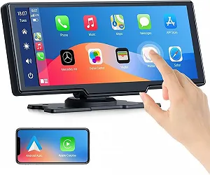 Автомагнітола Lamtto RC06 / 10" / Сенсорна / Apple CarPlay / Android Auto / Bluetooth / GPS / USB / AUX - Фото 1