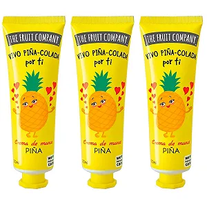 Крем для рук The Fruit Company Ананас з алое вера та ромашкою 50 мл, 3 шт - Фото 1