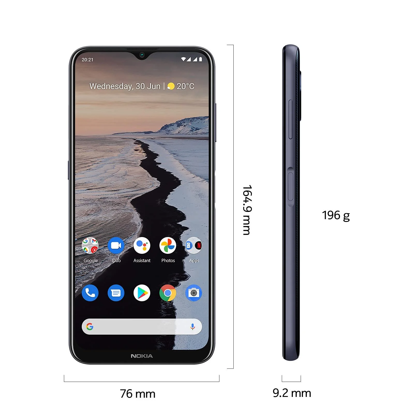 Смартфон Nokia G10 3GB RAM 32GB 6.5 дюйма Triple Camera AI Android 11 Night, фото №3 Смартфон Nokia G10 3GB RAM 32GB 6.5 дюйма Triple Camera AI Android 11 Night, фото №3