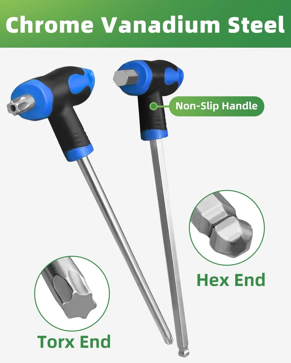 Набір викруток Rhinos 16 одиниць Hex Torx, фото №3