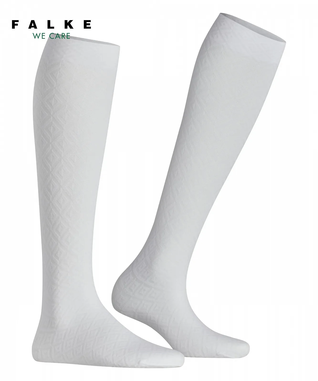 Гольфи FALKE Tessellating 25 Den White 2209, фото №3