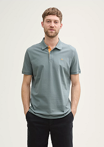 Футболка поло Tom Tailor Basic Polo 1031006-31090 Зеленый XL - Фото 1