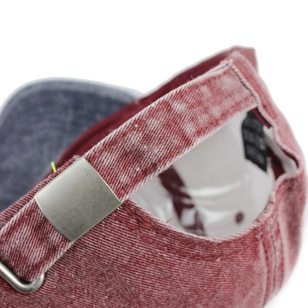 Бейсболка хлопковая вышитая высокая регулируемая для подростков, фото №6