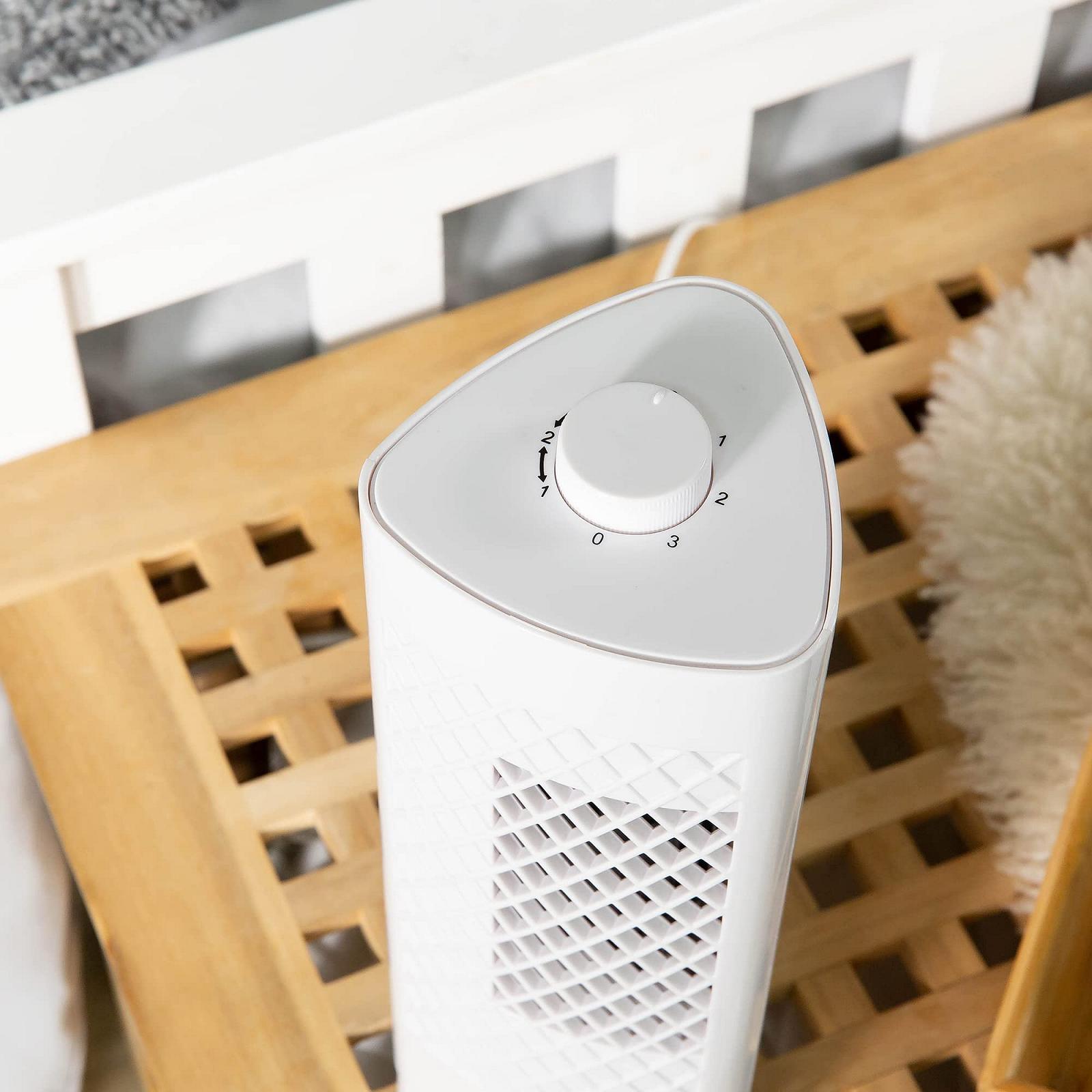 Вентилятор колонний Russell Hobbs Mini RHTF1321 3 швидкості 33 см білий, фото №4