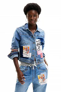 Джинсова куртка Desigual Chaq_Walter Жіноча - Фото 1