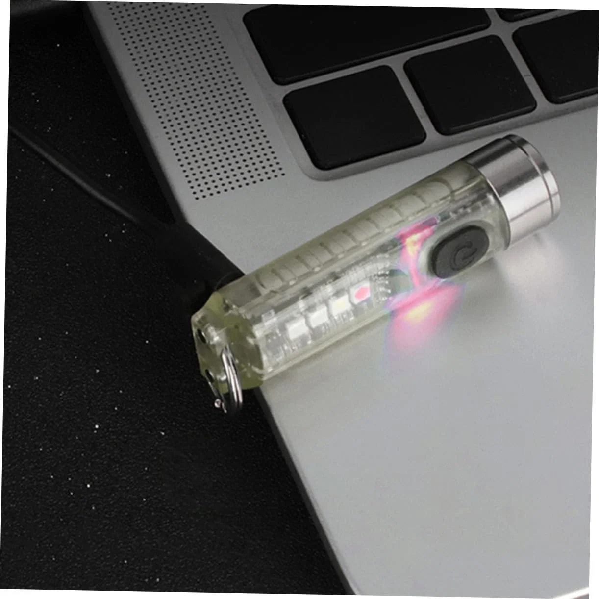 Мини LED фонарик Kisangel с походным фонариком и подвесным мини-фонариком в качестве светящегося кулона для наружного освещения и брелок, фото №6