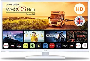 Телевизор 32" Cello C32WS-TRAV WH / HD / 60 Гц / LCD / WebOS / Wi-Fi / Bluetooth / T2 - Фото 1