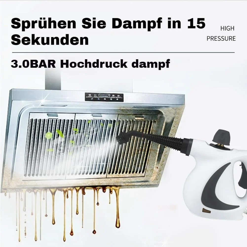 Пароочисник ручний Rheinwing 3,2 бар 1050 Вт Червоний, фото №3