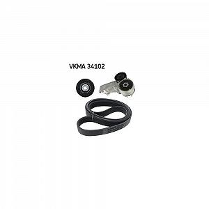 Комплект поликлинового ремня SKF VKMA 34102 - Фото 1