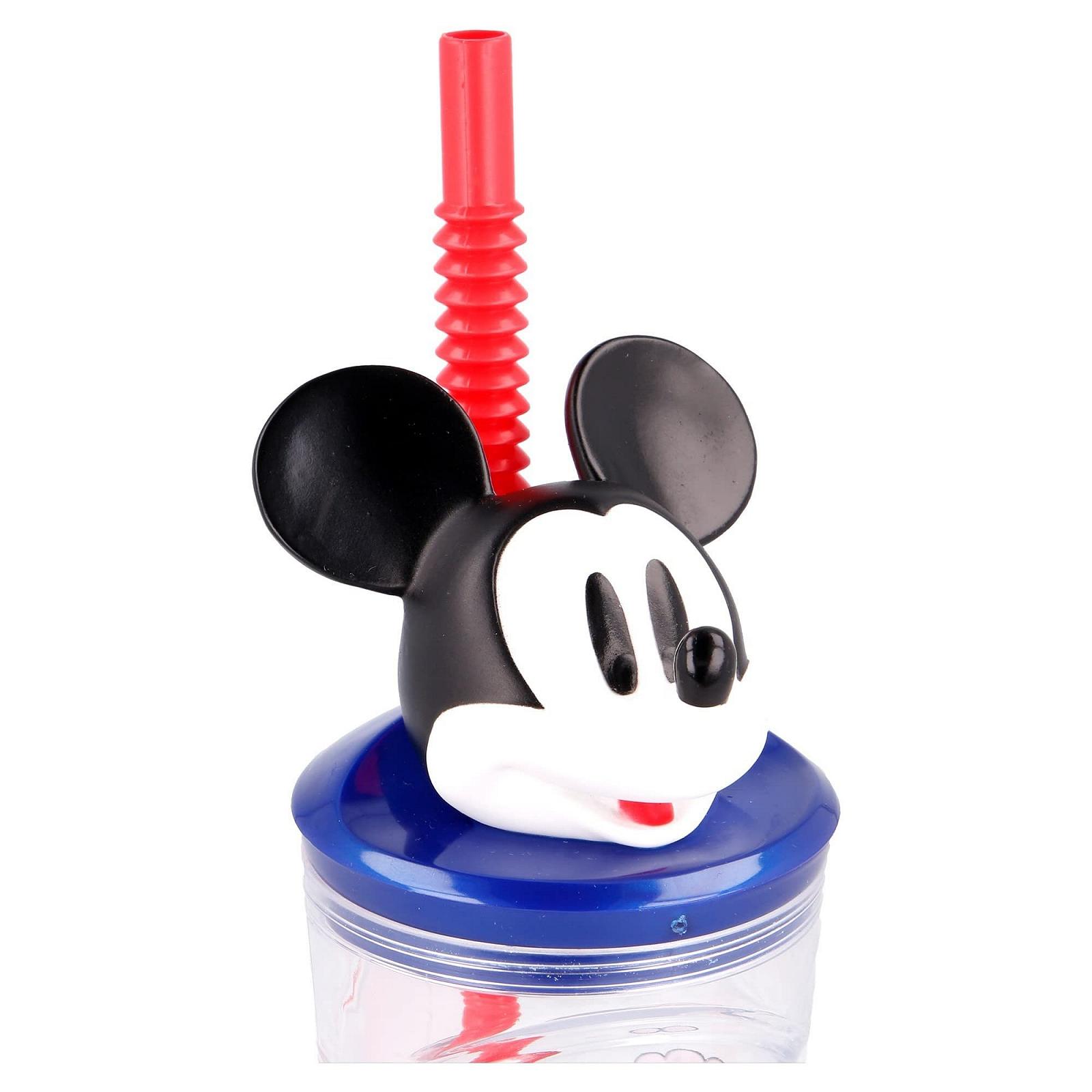 Дитяча чашка STOR Disney Mickey Mouse з соломинкою, 3D, 360 мл, різнокольорова, фото №3