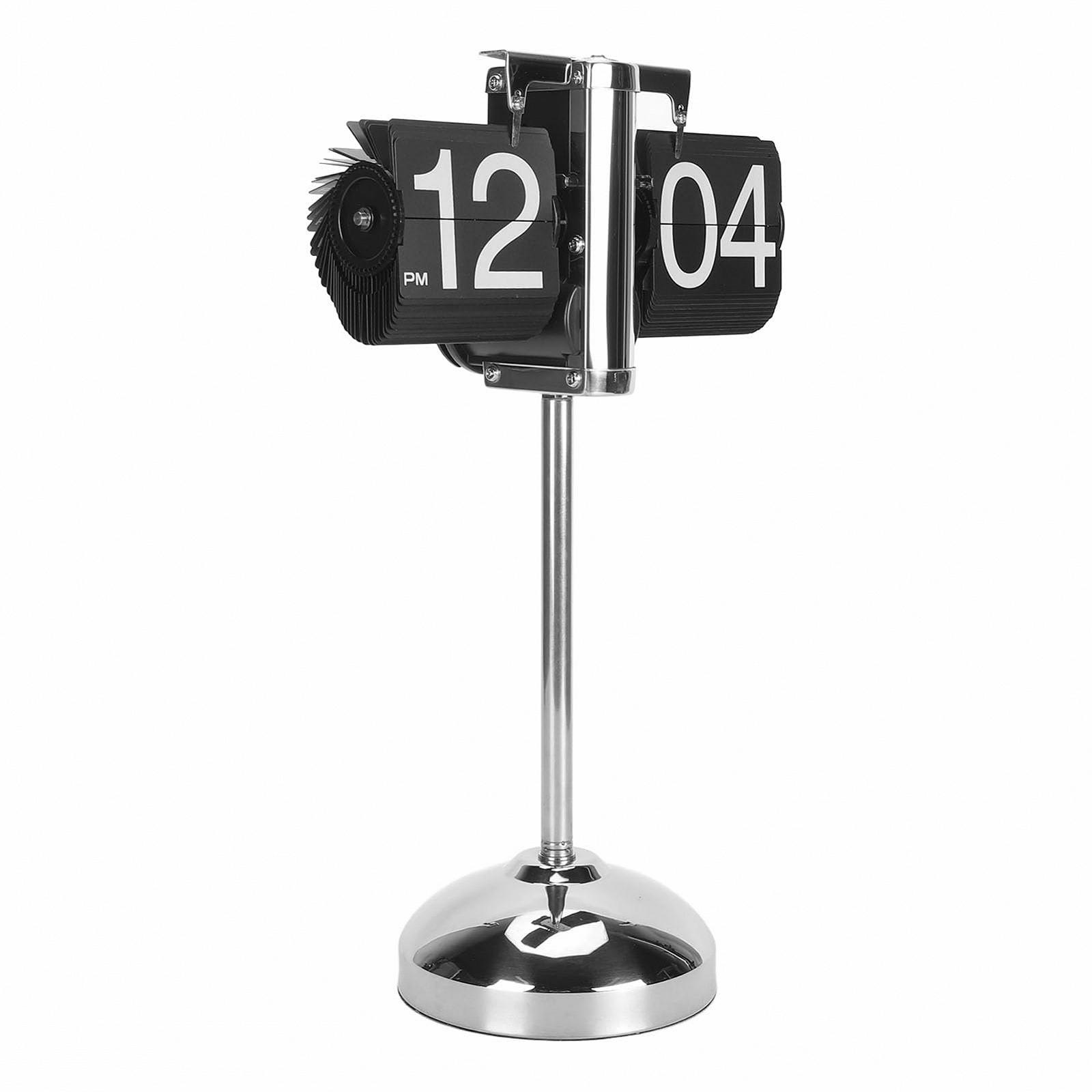 Настольные часы Tnfeeon Retro Digital Flip Down, 304 нержавеющая сталь, телескопическая тяга, механические, автоматические, черные, фото №9 Настольные часы Tnfeeon Retro Digital Flip Down, 304 нержавеющая сталь, телескопическая тяга, механические, автоматические, черные, фото №9