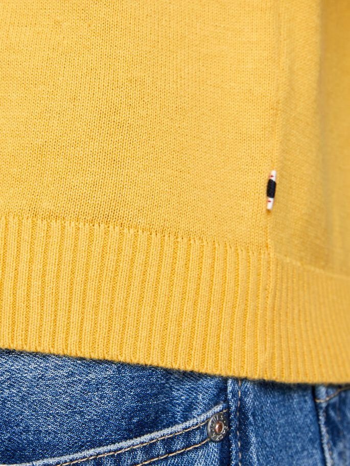 Пуловер JJEBASIC KNIT CREW NECK NOOS 12137190-Golden Orange Jack&Jones Жовтий XL, фото №3