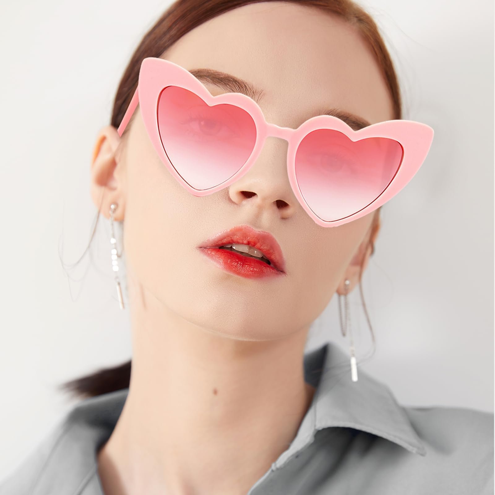 Сонцезахисні окуляри Серце Epokus Вінтаж, Набір 4 шт., фото №5