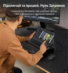 Монитор портативный сенсорный 15.6" UPERFECT UP15605 Full HD IPS 60 Гц synthetic.ua - Фото 1