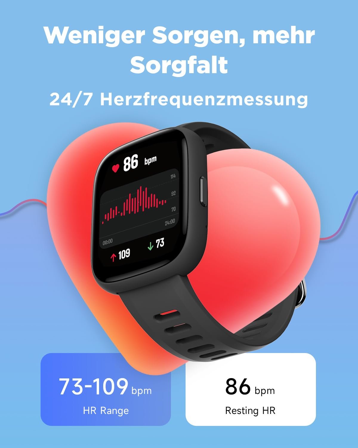 Смарт-годинник BIGGERFIVE Kids BRAVE 2, 1.8 дюйма, крокомір, цілодобовий пульсометр, IP68 водонепроникний, монітор сну, будильник, 5 головоломок, фітнес-трекер для дівчаток, хлопчиків, підлітків 5-16 років, фото №5