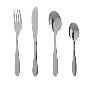 Набор столовых приборов Generico Grace 24 предмета Нержавеющая сталь 18/0 - Фото 1