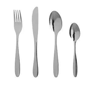 Набір столових приборів Generico Grace 24 предмети Нержавіюча сталь 18/0 - Фото 1
