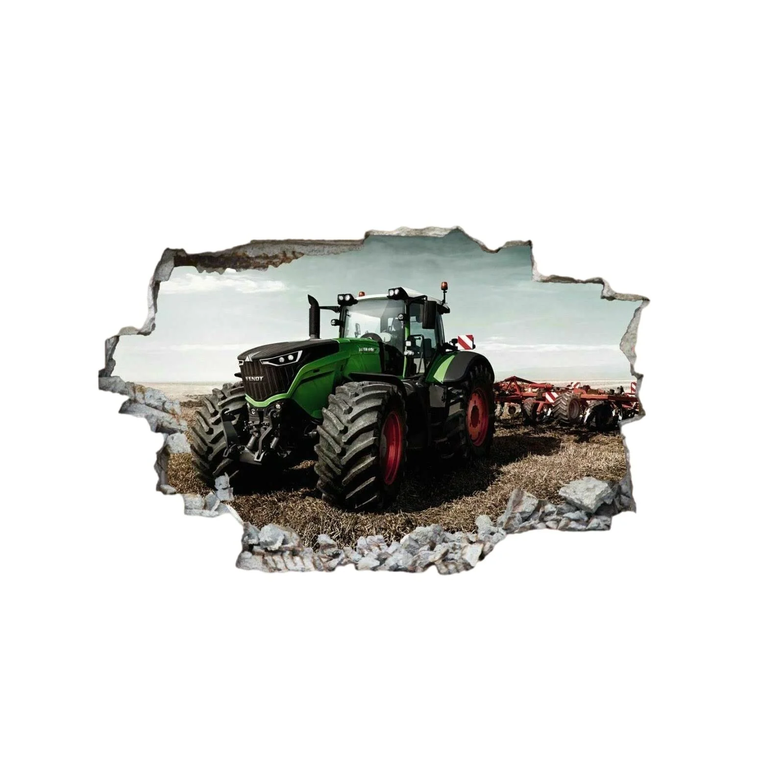Наклейка на стіну 3D Breakthrough Tractor Самоклеюча 113 x 75 см, фото №4 Наклейка на стіну 3D Breakthrough Tractor Самоклеюча 113 x 75 см, фото №4