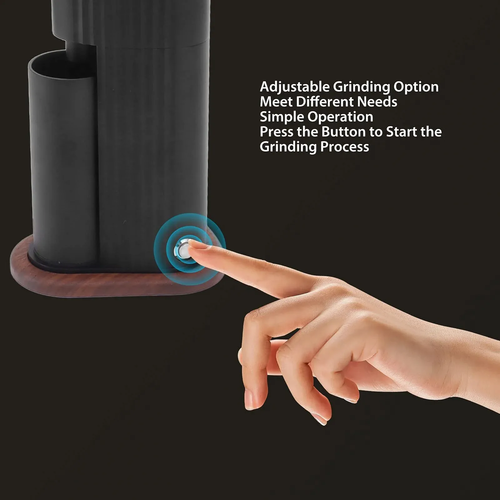 Электрическая кофемолка автоматическая высокоскоростная для дома, 100-240V, EU Plug, фото №5