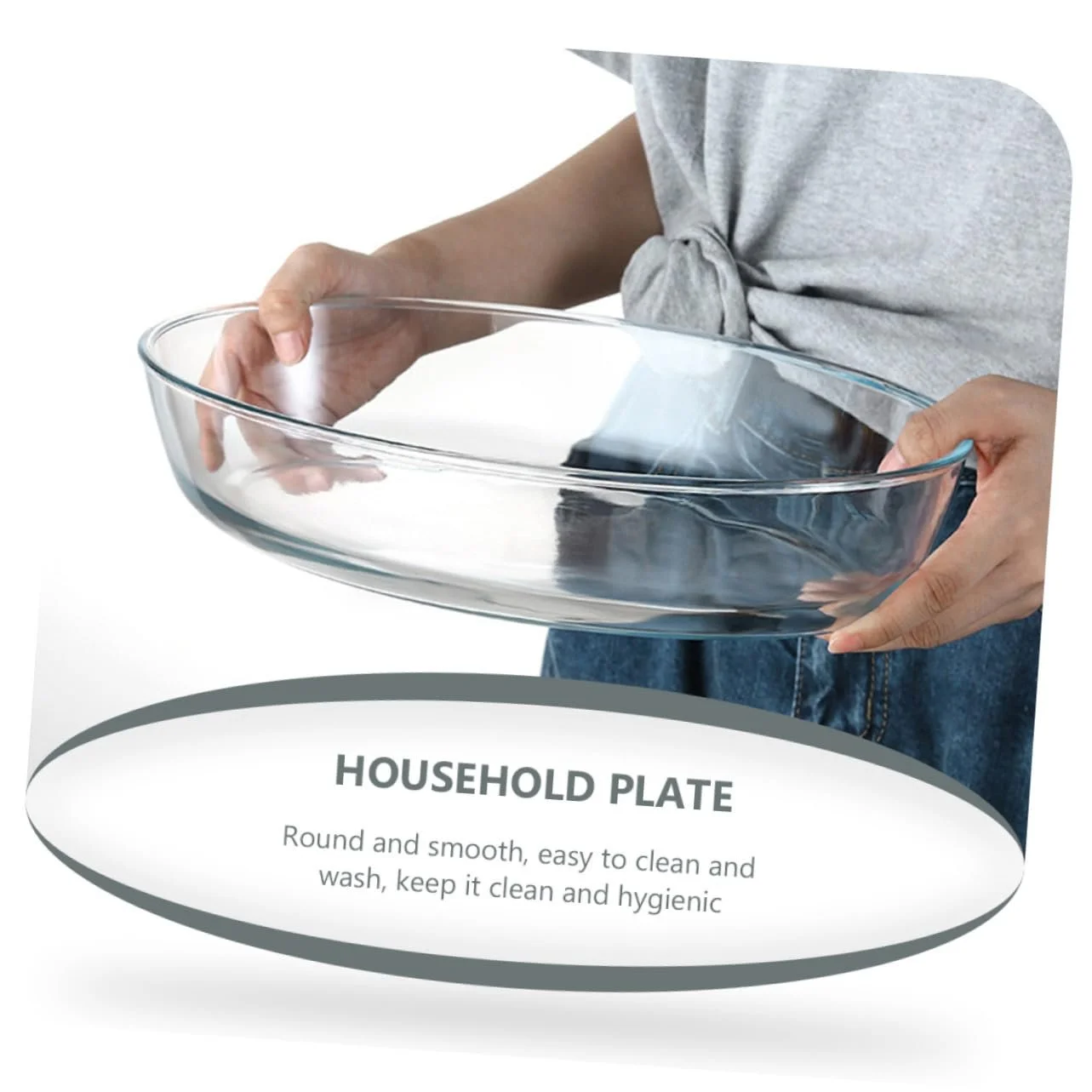 Форма для запекания INOOMP из термостойкого стекла 2400 мл овальная, фото №6