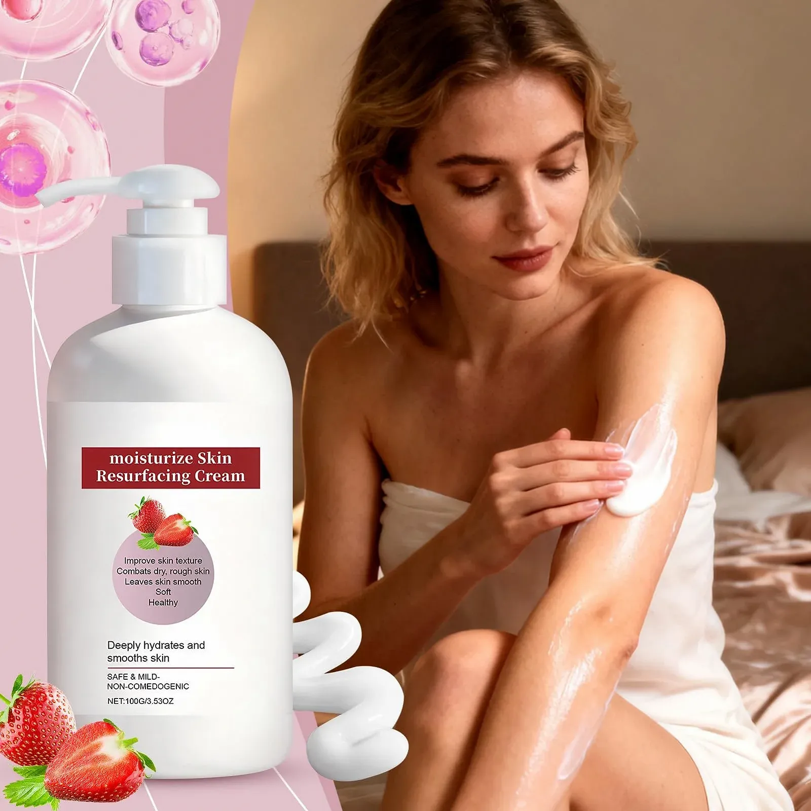 Крем для тіла 100 г, Відновлюючий та розгладжуючий лосьйон, фото №2