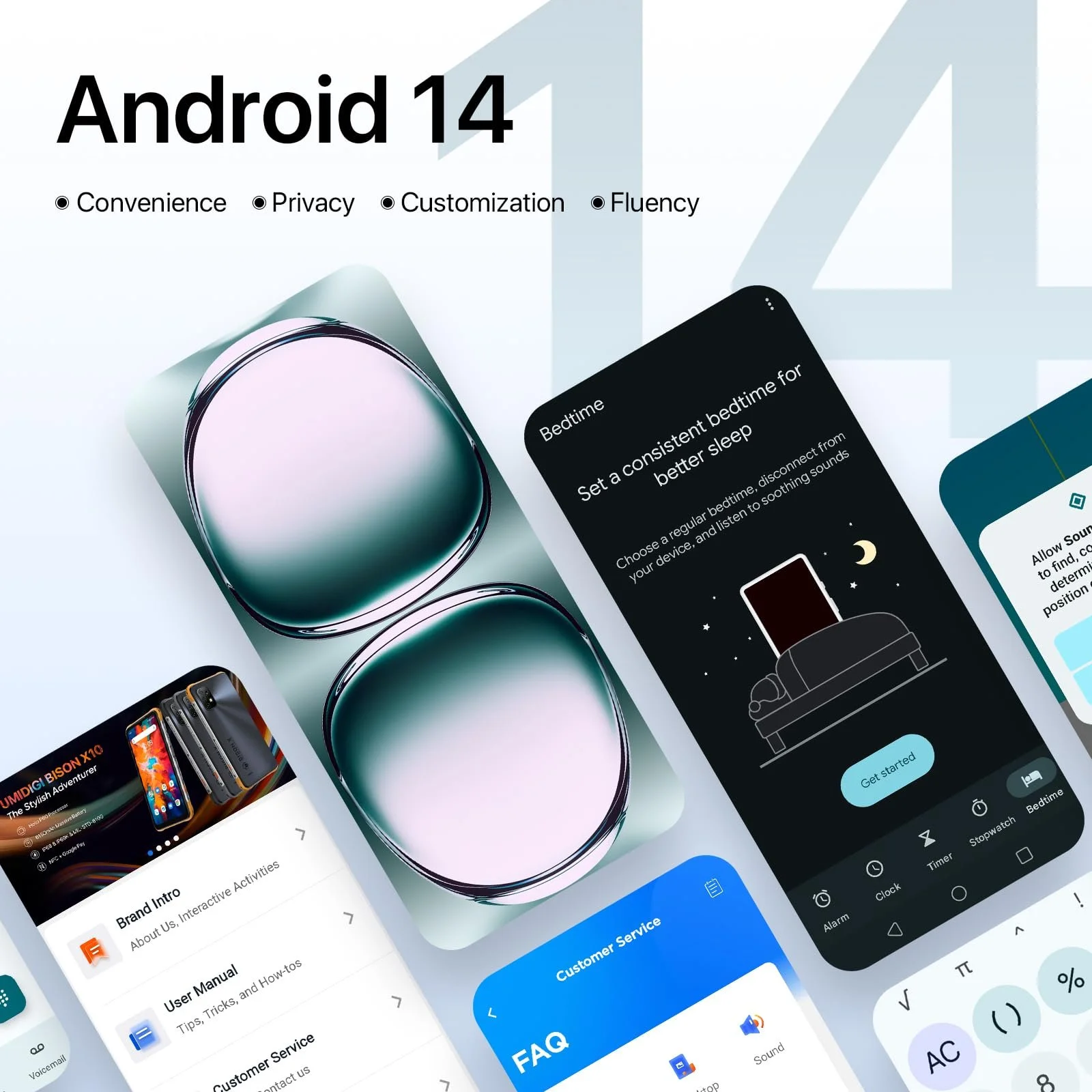Смартфон UMIDIGI Note 100 6.8" 120Hz Octa-Core 12GB (6+6) RAM 128GB ROM 50MP NFC 5000mAh Dual SIM, фото №2 Смартфон UMIDIGI Note 100 6.8" 120Hz Octa-Core 12GB (6+6) RAM 128GB ROM 50MP NFC 5000mAh Dual SIM, фото №2