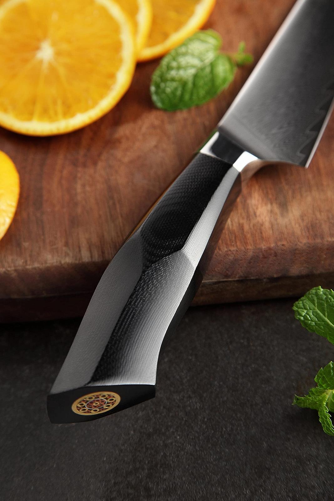 Набор ножей Kensaki Kona Series KEN-165 из 5 предметов из дамасской стали, фото №8