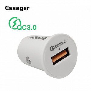 Автомобильный адаптер ESSAGER для зарядки на 1 USB 2.4A(PS) synthetic.ua - Фото 1