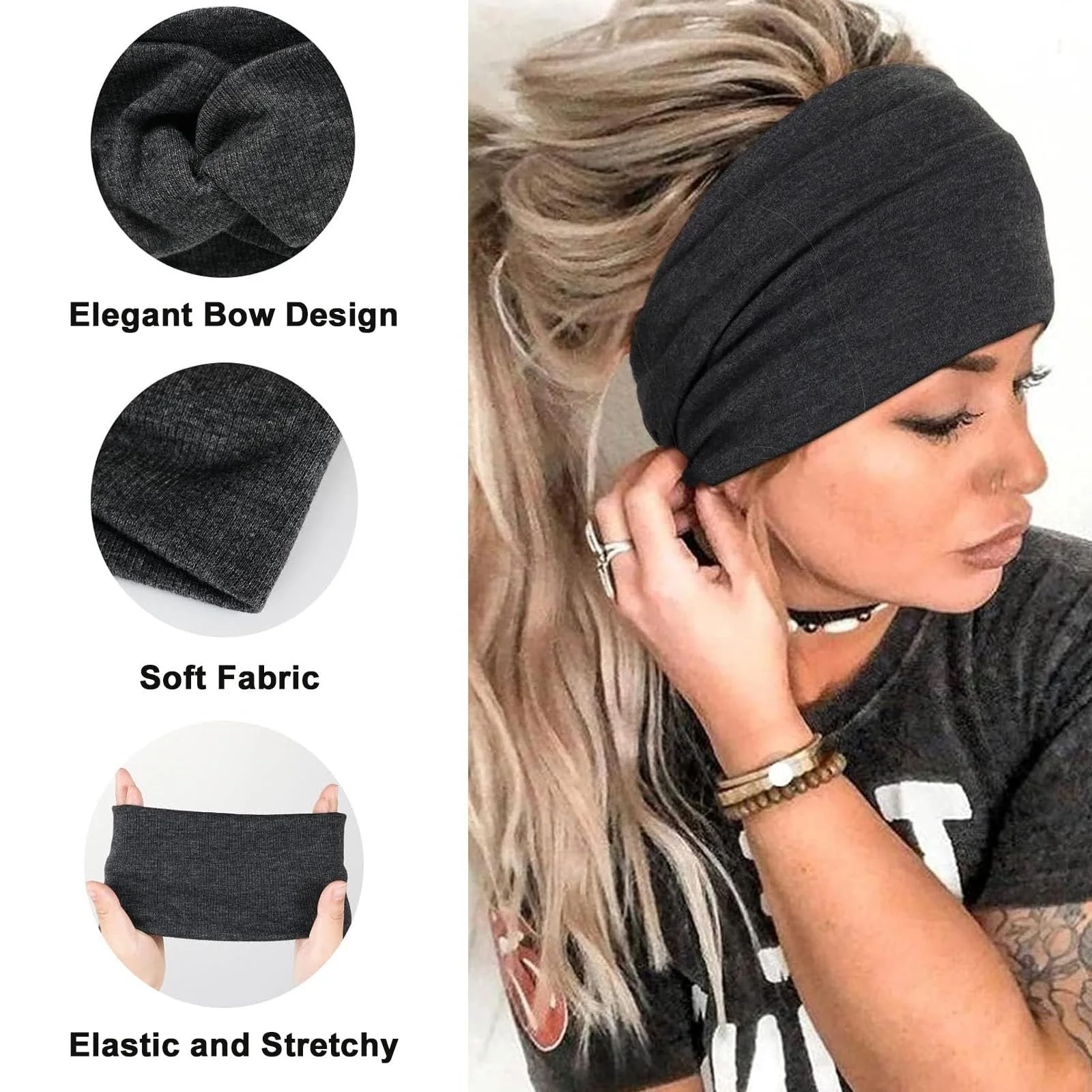 Набір пов'язок на голову, фото №3 Набір пов'язок на голову, фото №3